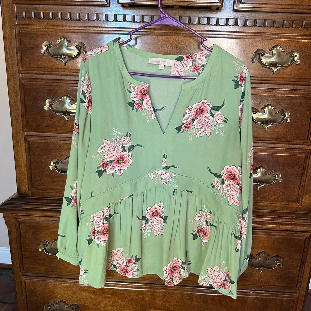 Floral Green Top by Lush